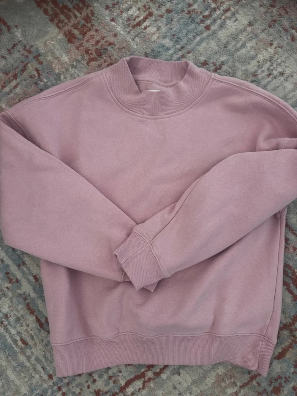 Abercrombie & Fitch Light Pink Pullover Sweatshirt - Picture 1 of 2